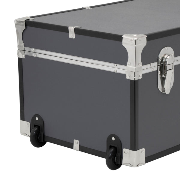 30-Inch Wheeled Storage Trunk with Lock