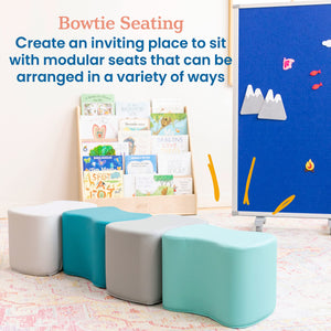 Toddler Modular Foam Stool Set – 6-Piece Flexible Seating