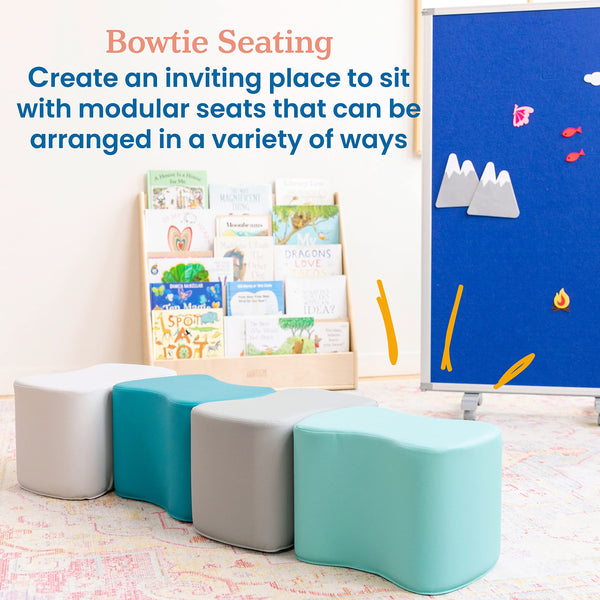 Toddler Modular Foam Stool Set – 6-Piece Flexible Seating