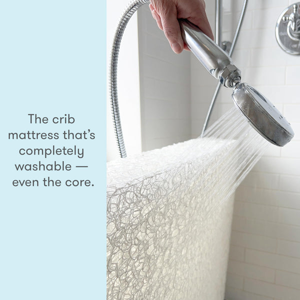 Breathable Crib & Toddler Mattress – Washable, Firm Support, 5.5" Thick