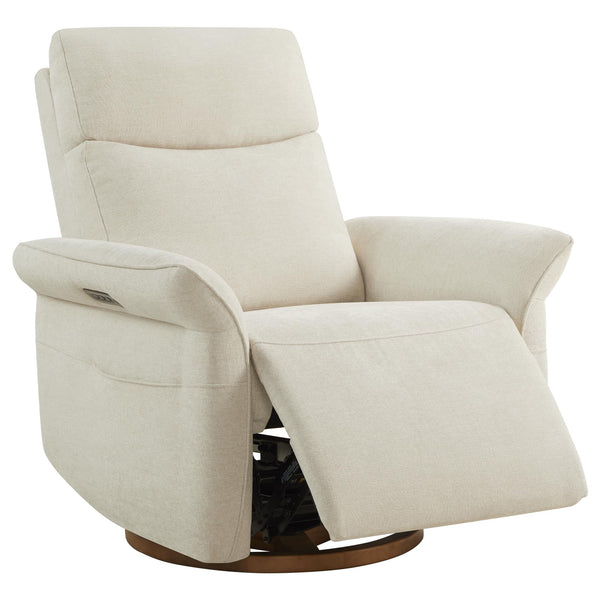 Power Recliner Swivel Glider Nursery Chair with Adjustable Headrest & Lumbar Support