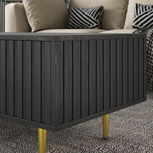 Modern Coffee Table with Storage & 2 Drawers