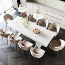 Extendable Farmhouse Dining Table for 8-10 | 70.9" to 86.6"
