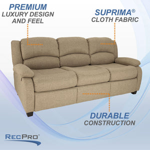 80" RV Sleeper Sofa Loveseat with Memory Foam Mattress