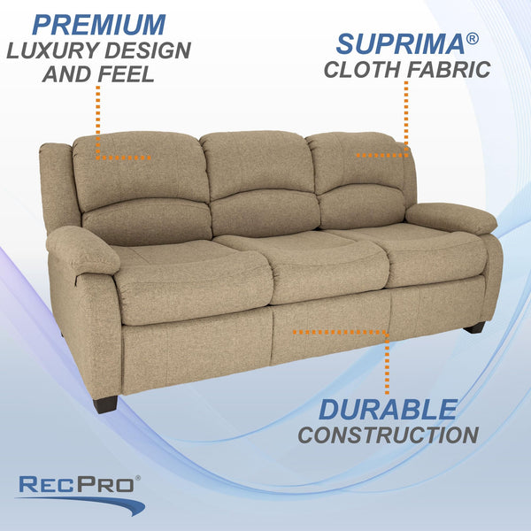 80" RV Sleeper Sofa Loveseat with Memory Foam Mattress