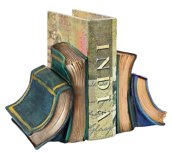 Decorative Non-Skid Heavy Duty Bookends 6 Inch