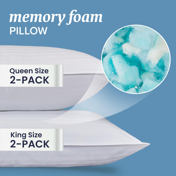 Adjustable Shredded Memory Foam Bed Pillow