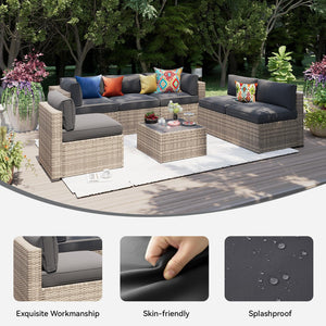 14-Piece Outdoor Patio Cushion Covers Set