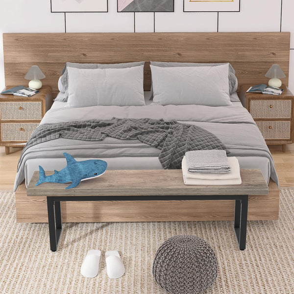 Dining Bench Set of 2 – Farmhouse Kitchen & Bedroom Bench