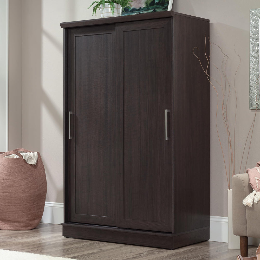 Wardrobe Cabinet with Sliding Doors – Dakota Oak