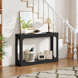 47.2" 2-Tier Console Table with Storage