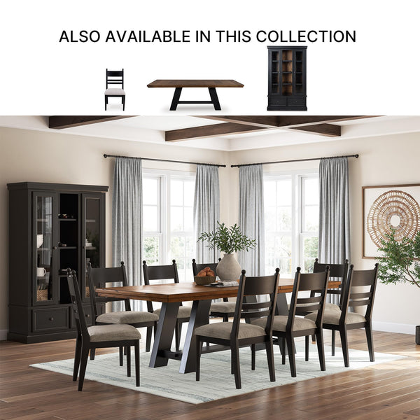 Upholstered Dining Chairs with High Back, Set of 2