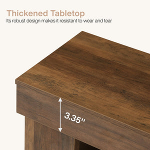 59" Entryway Shoe Bench with Storage Shelf