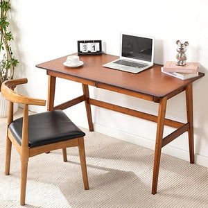 Bamboo Computer Desk with 2 Drawers