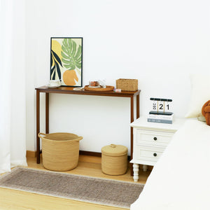 Bamboo Narrow Console Table 39.37"