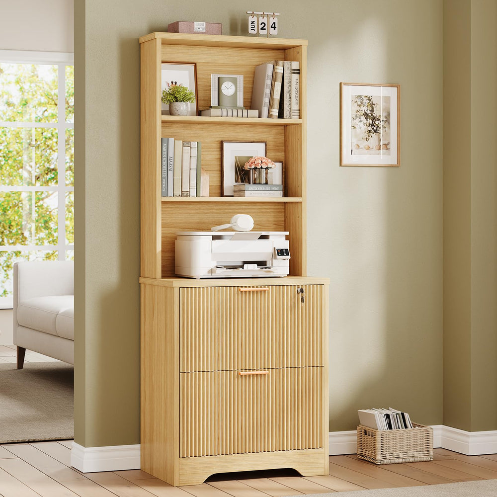 2-Drawer File Cabinet with Lock