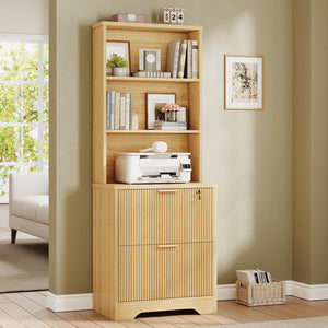 2-Drawer File Cabinet with Lock