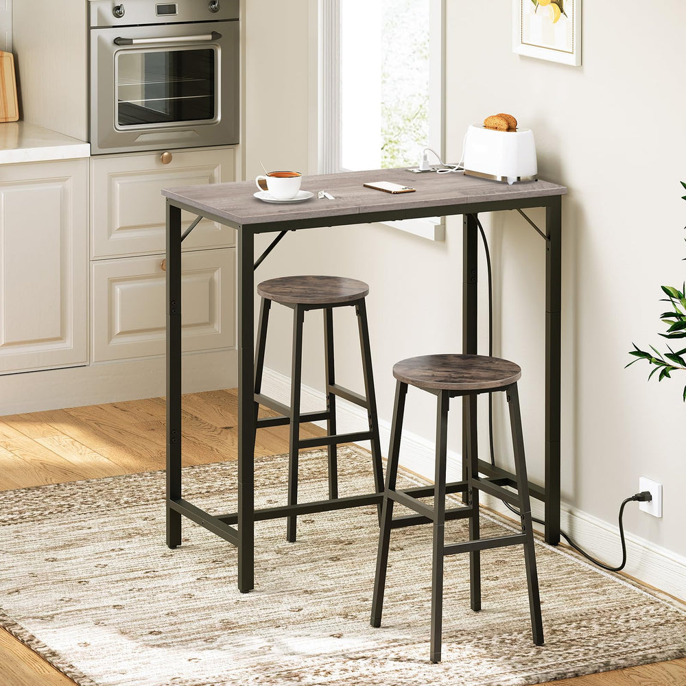Bar Table with Charging Station