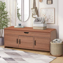 Lift Top Storage Bench with Cushioned Seat
