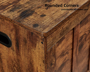 Extra Large Storage Chest Bench with Safety Hinges – 51.2" x 15.7" x 19.1"