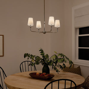 4-Light Mini Chandelier – Metal Ceiling Light Fixture