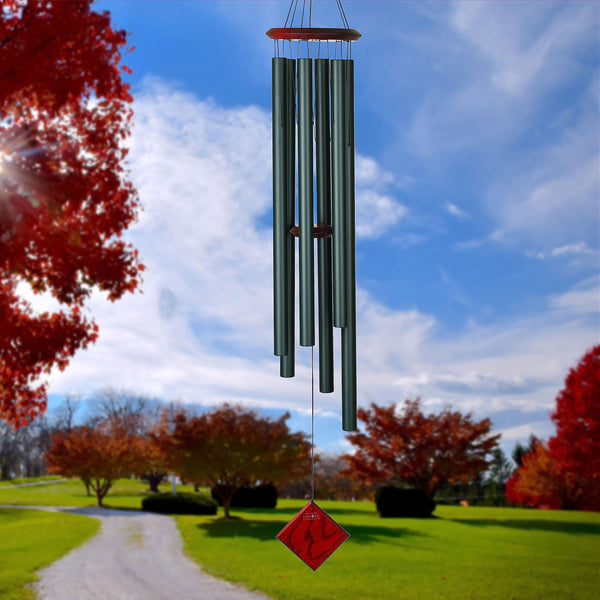 54" Outdoor Wind Chime – Aluminum Tubes, Pentatonic Tuned, Weather-Resistant