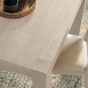 Extendable Dining Table Set with Upholstered Chairs