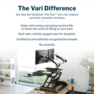 Adjustable Standing Desk Converter 36-Inch