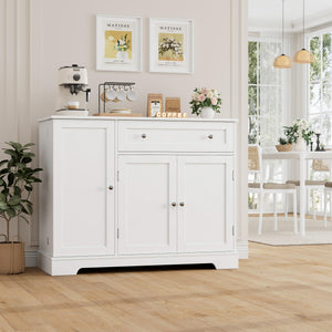 Buffet Cabinet with Storage & Adjustable Shelf