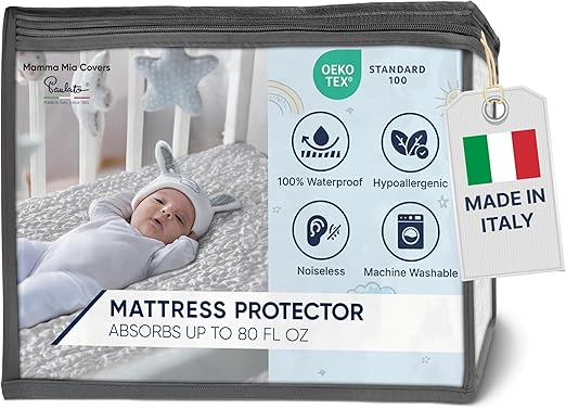 Waterproof Quilted Mattress Protector – Deep Pocket Fit, Breathable & Silent