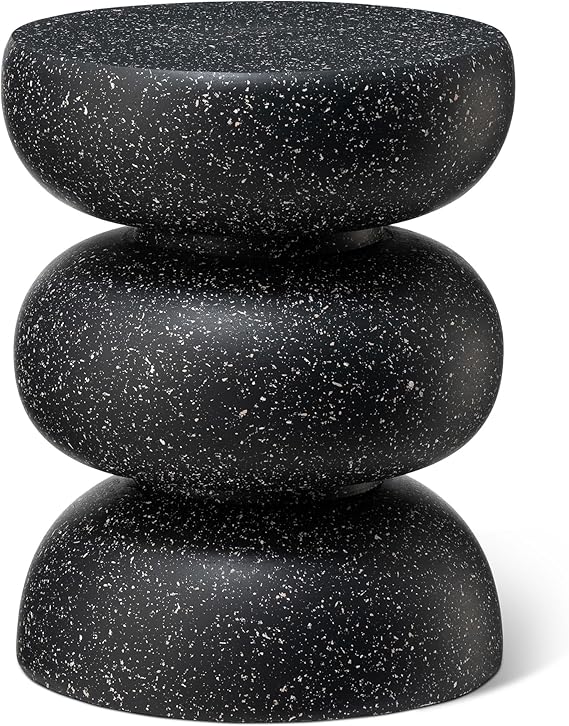 MGO Faux Terrazzo Garden Stool & Outdoor Side Table