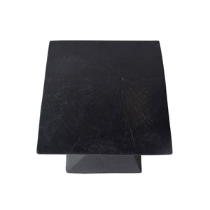 Twisted Hourglass Concrete Accent Table – Indoor Outdoor Side Table