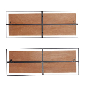 Farmhouse Geometric Wood Wall Decor Set of 2