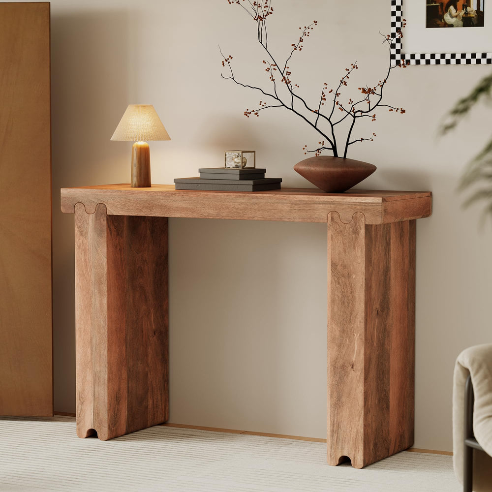 45-Inch Solid Mango Wood Console Table