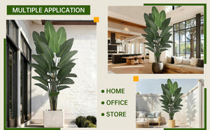 Artificial Bird of Paradise Tree with Banana Leaves – 6ft 7ft 8ft 9ft
