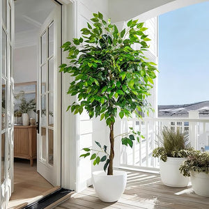 Large Artificial Ficus Tree – Indoor Floor Plant Decor