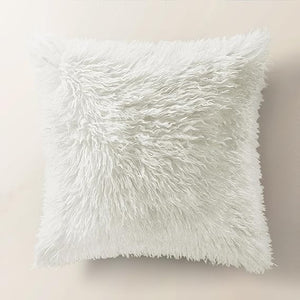 Faux Mongolian Throw Pillow 22"