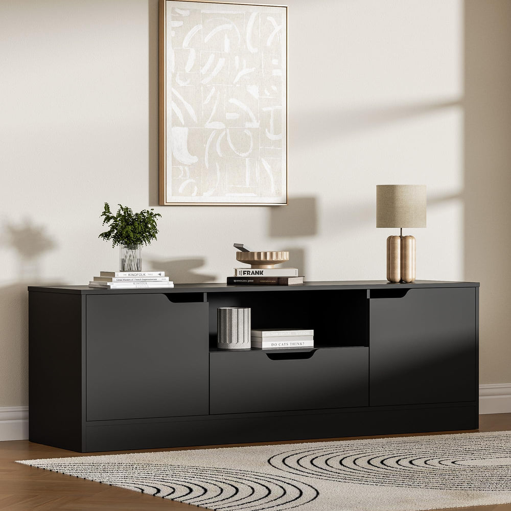 TV Stand with Storage – Fits Up to 65" TVs