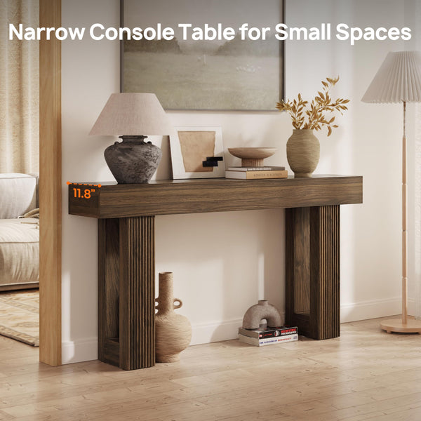 63-Inch Fluted Console Table