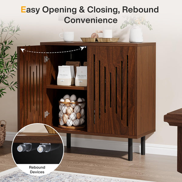 59" Sideboard Buffet Cabinet with Adjustable Shelves