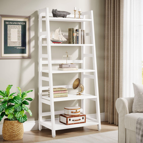 5-Tier Ladder Bookshelf