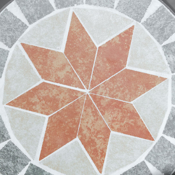 Mosaic Round Outdoor Side Table