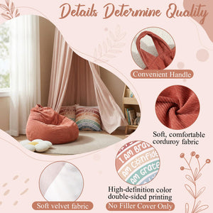 Kids Reading Nook Decor Bundle 5-Piece Set