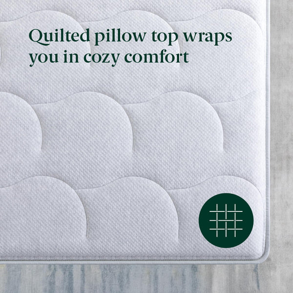 Hybrid Pillow Top Mattress – Cooling Gel Memory Foam & Pocketed Coils