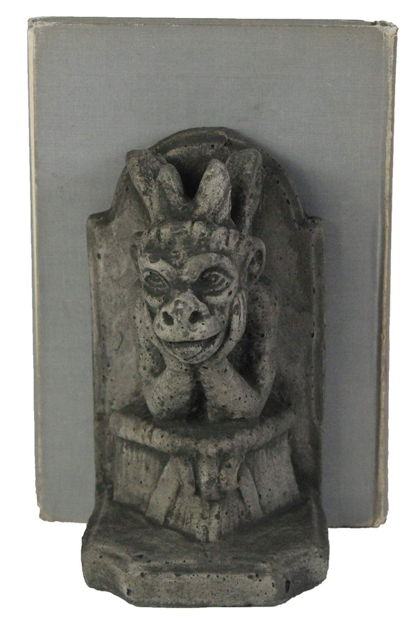 Concrete Gargoyle Bookends – Gothic Decorative Book Holders