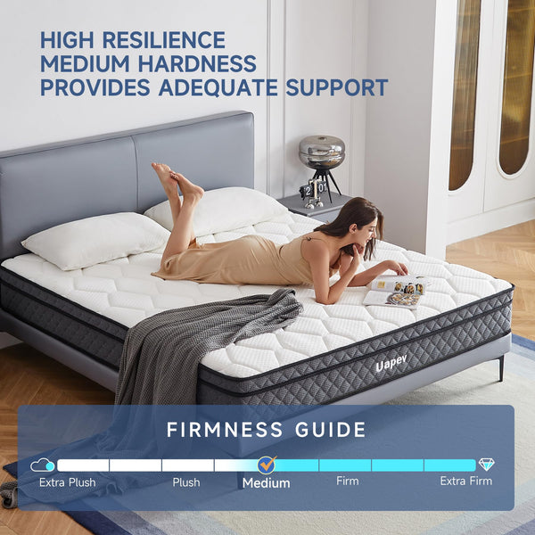 12 Inch Full Size Hybrid Mattress with Pocket Springs