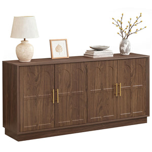 66.5" Sideboard Buffet Cabinet with Arched Doors