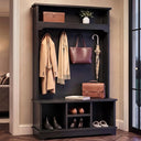 Hall Tree with Bench and Shoe Storage
