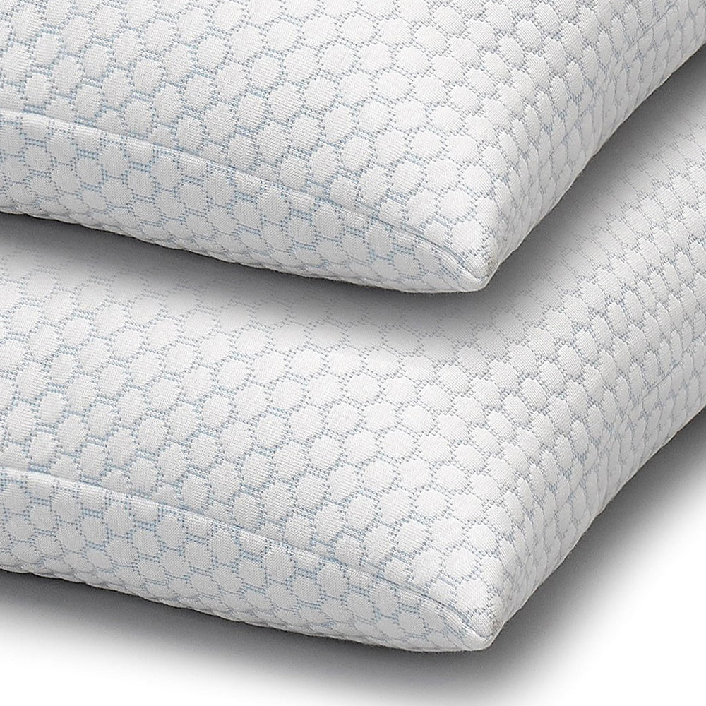 Cooling Gel Fiber Bed Pillows for Sleeping – Pack of 2