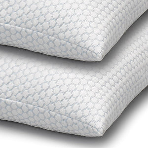 Cooling Gel Fiber Bed Pillows for Sleeping – Pack of 2